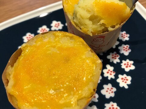 簡単お菓子♡焼き芋とアイスでスイートポテト